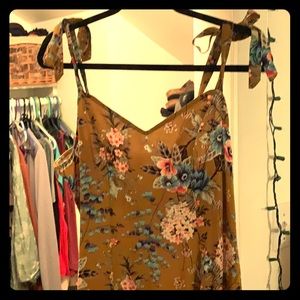 Beautiful floral vintage pattern dress